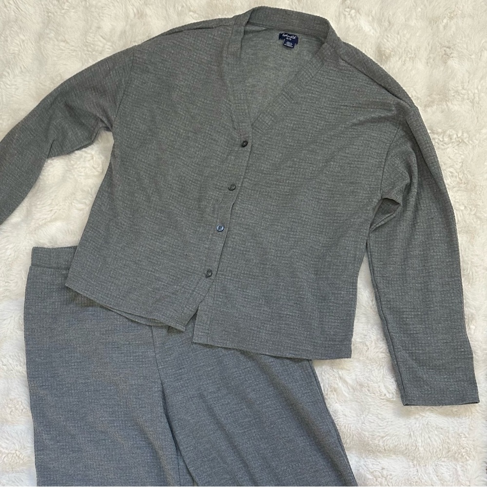 Splendid Gray Pyjamas Lounge Set